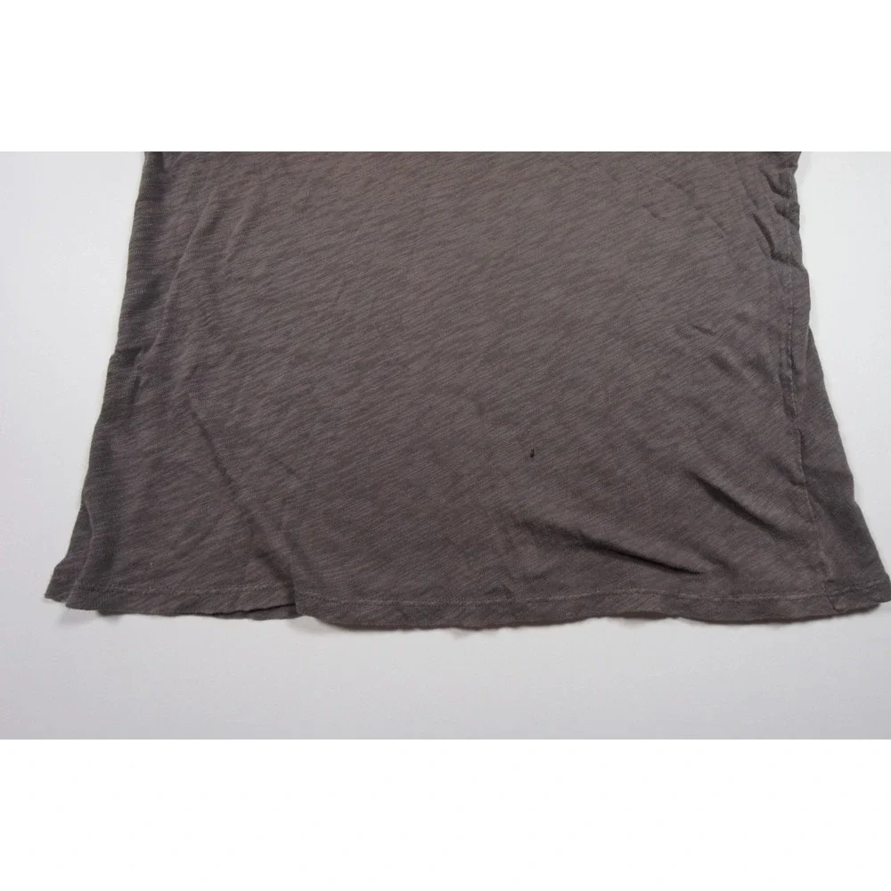 ATM Shirt Mens Medium Gray Short Sleeve Crewneck Slub Jersey Tee Adult Casual